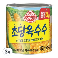 오뚜기 수퍼 스위트콘 초당옥수수, 340g, 3개