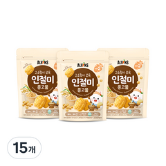 엘빈즈 고소함이 쏘옥 인절미과자, 콩고물, 15개, 30g