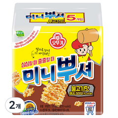 오뚜기 미니뿌셔 불고기맛 멀티팩, 275g, 2개