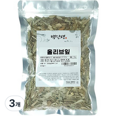 백장생 건조 올리브잎차, 3개, 150g, 3개