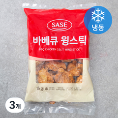 사세 바베큐 윙 스틱 (냉동), 1kg, 3개