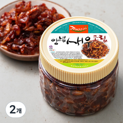 강경신안 양념새우조림, 400g, 2개