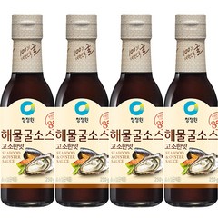 청정원 해물굴소스 고소한맛, 250g, 4개