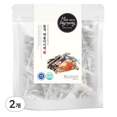 해통령 꽃게 해물다시팩, 90g, 2개