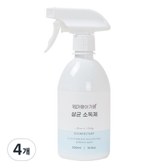 엄마랑아기랑 살균 소독제, 500ml, 4개