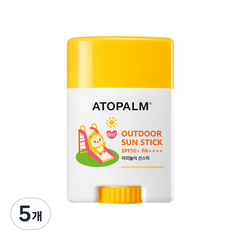 아토팜 유아용 야외놀이 선스틱 SPF50+ PA++++, 21g, 5개