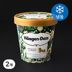 하겐다즈 피스타치오 & 크림 아이스크림 (냉동), 2개, 403ml