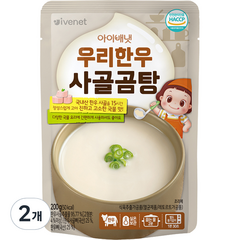 아이배냇 꼬마 유아국, 사골맛, 200g, 2개