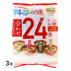 마루코메 료테이노 아지 24식 즉석식품, 432g, 3개