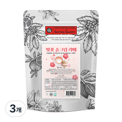 바리스타퀸 벚꽃 슈크림 라떼분말, 1kg, 3개