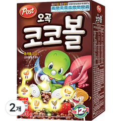 동서 포스트 오곡 코코볼, 570g, 2개