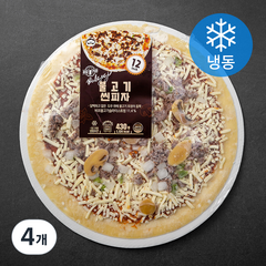 푸딩팩토리 불고기 씬피자 (냉동), 430g, 4개