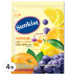 썬키스트 캔디, 125g, 4개