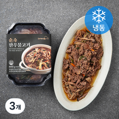 송추가마골 순수 한우 불고기 (냉동), 600g, 3개