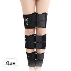 종아리벨트 + 무릎벨트 + 허벅지벨트 레그라인 고정세트 M, 4세트