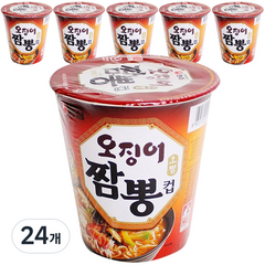 농심 오징어짬뽕 소컵 67g, 24개