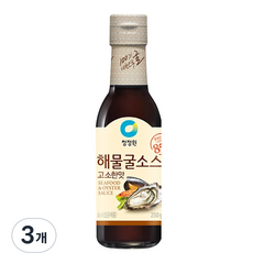 청정원 해물굴소스 고소한맛, 250g, 3개