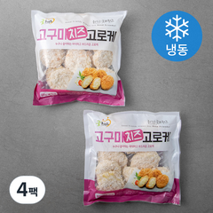 굿프랜즈 고구마치즈고로케 (냉동), 600g, 4팩