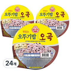 맛있는 오뚜기밥 오곡, 210g, 24개