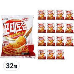 농심 포테토칩 잭슨페퍼로니맛, 50g, 32개