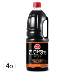 해표 진간장S, 1.8L, 4개