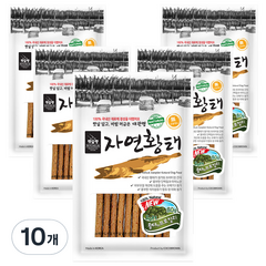 코코브라운 자연황태 져키 강아지 간식 80g, 황태 + 브로콜리 혼합맛, 10개