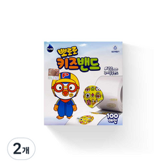 뽀로로 키즈밴드 주사용 롤 100p, 2개