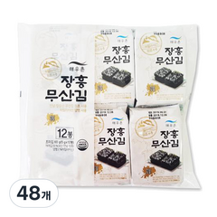 해우촌 장흥 무산김 도시락, 48개, 5g