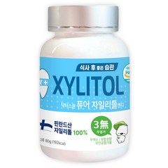 닥터스원 퓨어 자일리톨 캔디, 80g, 1개