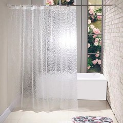 반투명 욕실 샤워 커튼 아쿠아버블 180 x 180 cm, 1개