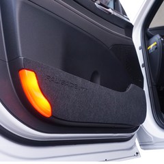 다오토 자동차 도어커버 스크래치 방지 튜닝 보호 용품 4p, 다크그레이, 현대 더뉴팰리세이드 2022년 5월~, 현대