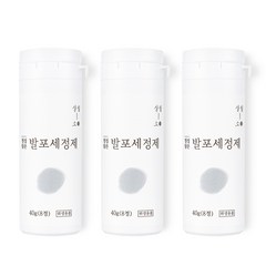 살림소 발포 세정제 텀블러 클리너, 40g, 3개