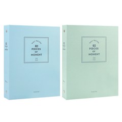 비팬시 폴라로이드 160포켓 앨범 2권 세트, 블루,민트, 40매