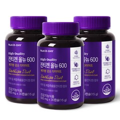 뉴트리디데이 잔티젠 올뉴 600 체지방 감소 다이어트 15g, 30캡슐, 3개
