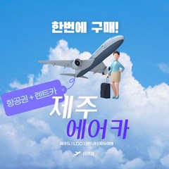 [제주] [김포+부산출발] 왕복항공권+렌터카 2박/3박 에어카