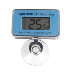 흡입 컵 온도 측정기 방수 디지털 LCD 디스플레이 물고기 탱크 수족관 온도계 잠수정 온도 가정용 도구, Temp Meter