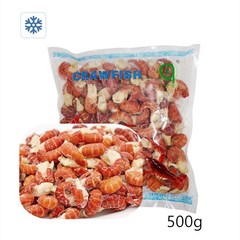 터보마켓 중국식품 마라 쇼룽샤 룽샤웨이 가재꼬리 냉동 민물가재 룽샤 꼬리 500g, 1개