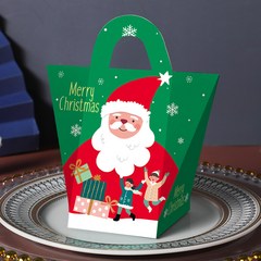 크리스마스 포장 종이 가방, 대형-크리스마스-종이가방-그린산타
