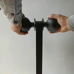 손목운동 전완근단련 원형 추감기, 블랙+쇠사슬