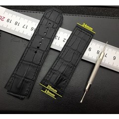 위블로시계줄 휴블럿시계줄 호환 럭셔리 크레이지 호스 가죽 29x19mm 브라운 블랙 고무 실리콘 시계 밴드