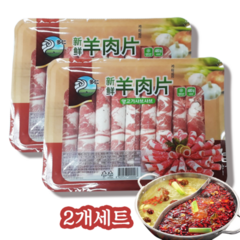 월월중국식품 다인 훠궈 마라탕 샤브 양고기 (480g*2팩), 2팩, 480g