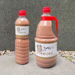 3년숙성 김명수젓갈 수산식품명인 갈치뻑뻑이액젓 멸치액젓, 1개, 1800ml