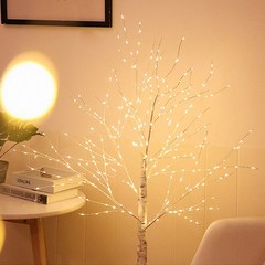 코스트코 자작나무 트리 이케아 크리스마스 LED 장식 무드등, 자작나무 150cm