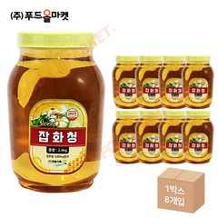 푸드올마켓_ 청림 sweet 잡화청 2.4kg 한박스 (2.4kg x 8ea)-아이스박스무료, 8개