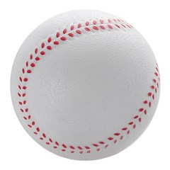 스포츠 훈련 대회 내구성 스포츠 게임 볼을위한 표준 표준 탄성 솔리드 야구 PU 가죽 야구, 흰색 9cm