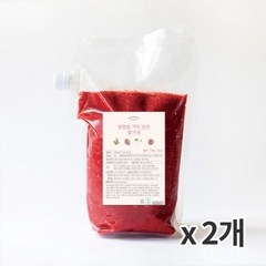 서울팩토리 설향 가득담은 딸기청 1kg 2개묶음, 단품, 단품
