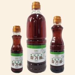 쿡네이처 저온압착 국내산 중국산 참기름, 1통, 500ml