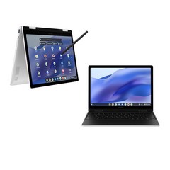 삼성 크롬북2 360 실버 XQ520QEA 노트북 태블릿 인강용 사무용 12.3인치, Chrome OS, 8GB, 128GB, 셀러론 N4500