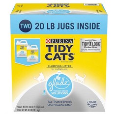 퓨리나 고양이모래 9.07kg 2팩 타이디 캣츠 Purina Tidy Cats Clumping Litter with Glade Twin Pack