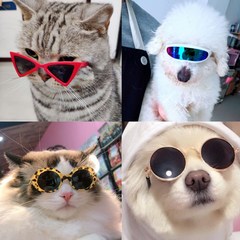 강아지 고양이 안경 선글라스, 1. 캣츠아이, 핑크